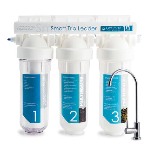 Потрійна система очищення води Smart Trio Leader