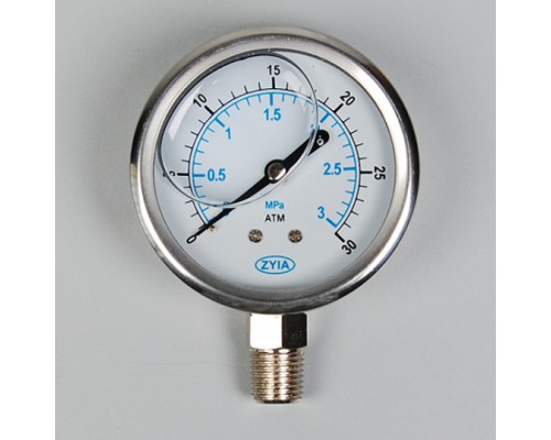 Манометр 0-300 63mm, 21bar, 1/4 Манометр 0-300 63mm, 21bar, 1/4