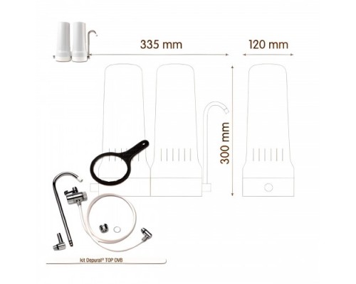 Настольний фільтр Atlas Filtri DEPURAL TOP DUO SX BW DVB (RA2520618)